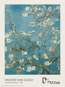 Poster Almond Blossoms, Vincent van Gogh