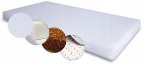ShopJK SALTEA PENTRU PĂTUȚ 120 X 60 SPUMĂ LATEX COCOS