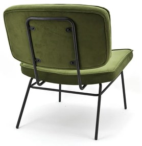 Fotoliu tapitat Vice verde