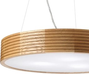 Brilagi - Lustră LED pe cablu CARVALHO MODERN 3xE27/60W/230V stejar diam. 47,5 cm