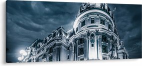 Tablou cu arhitectură în întuneric (120x50 cm)