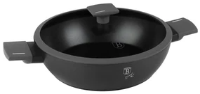 Cratiță cu capac 30 cm, 4.5L – Berlinger Haus Anthracite Collection BH 8129, cu strat antiaderent titan, design modern, gri antracit