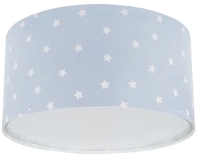 Plafonieră pentru copii STAR LIGHT 2xE27/60W/230V albastră Dalber 82216T