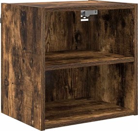 vidaXL Dulap suspendat Stejar fumuriu 40 x 29,5 x 40 cm Lemn compozit