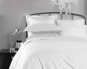 Lenjerie pat Luxury Emporium White Bumbac 600 Noduri