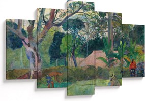 Tablou - Paul Gauguin, Te raau rahi (The Big Tree), reproducere (150x105 cm)