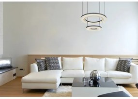 Lustră LED dimabilă pe cablu Globo 67191-50 BLASIUS LED/50W/230V d. 50 cm+ telecomandă