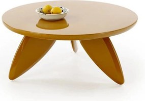 Masuta cafea SORAYA 2, galben mustar, 80x36 cm