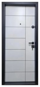 Usa metalica de apartament cu izolatie si vizor Novo Doors First Class NDS02, Deschidere Stanga Dreapta, Dimensiune 200X88 cm, Tabla 12 mm, Kit