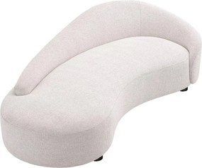 Canapea design LUX cu spatar rotunjit Rivolo, Lyssa off-white