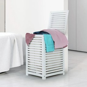 CORA202 - Cos de rufe alb, 35 cm - Mobilier Baie