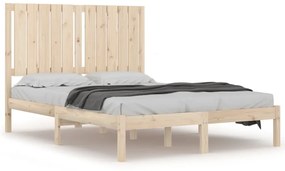 3104408 vidaXL Cadru de pat, 120x200 cm, lemn masiv de pin