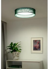 Plafonieră LED Duolla ROLLER LED/24W/230V d. 45 cm verde