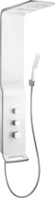 Panel de dus termostatic Hansgrohe Raindance Lift 180 alb - crom 2 functii
