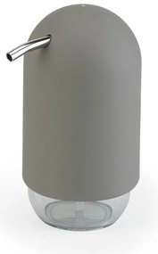 Dozator de săpun lichid gri din plastic 230 ml Touch – Umbra