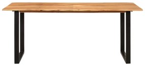 286472 vidaXL Masă de bucătărie, 180 x 90 x 76 cm, lemn masiv de acacia