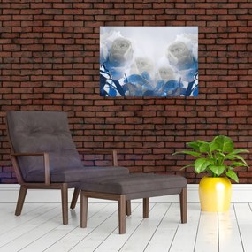 Tablou - Trandafir alb (70x50 cm)