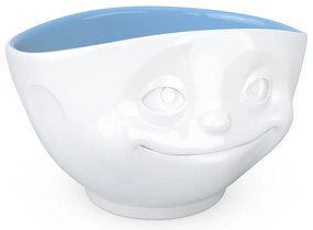 Bol porțelan, îndrăgostit 58products, alb - albastru