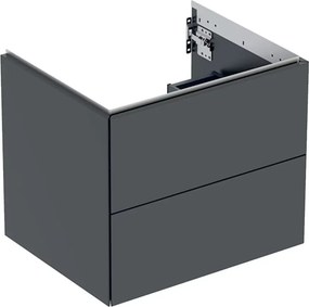 Dulap baza suspendat Geberit One negru mat 60 cm