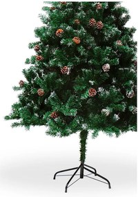 Brad artificial de Crăciun, cu conuri, înălțime 1,8 m