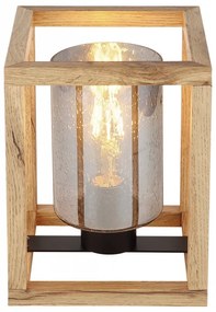 Veioza, lampa de masa design modern PETTEY lemn 15497T GL