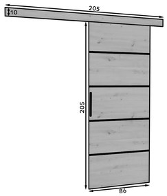 Uși culisante 86 cm. 1089757