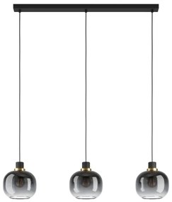 Lustră pe cablu OILELLA 3xE27/40W/230V gri Eglo 99617