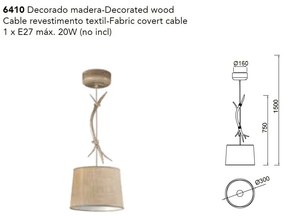 Pendul design decorativ SABINA D-30cm