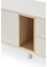 Comodă TV crem 180x56x40 cm Corvo – Teulat