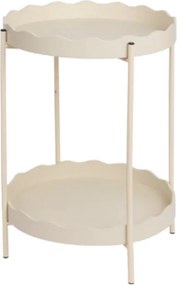 Reducere Masuta de cafea RAVELO Ø 40,5 cm, bej II. calitate