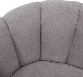 Canapea cu 3 locuri de lux, gri deschis, TEKVIO