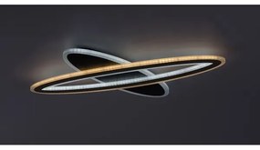 Rabalux TANELI 71313-LED plafonieră dimabilă 70W/230V 3000/4000/6000K negru + telecomandă