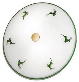 Kolarz 731.U12.4.100 - Plafonieră NONNA 2xE14/60W/230V Ø 32 cm, verde/alamă