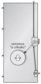 Usa metalica de intrare placata cu MDF Dierre SPARTA 8 - Antiefractie ST, Alb