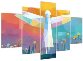 Tablou - Păzitorul florilor (150x105 cm)