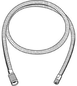 Furtun de duș GROHE 46092000, 1500 mm, crom lucios