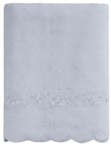 Prosop de corp SILVIA cu dantela 85x150cm Alb / White