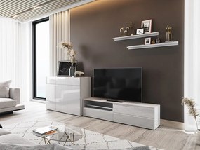 Zondo Mobilier living Berny 53 (alb + Alb lucios). 1087168