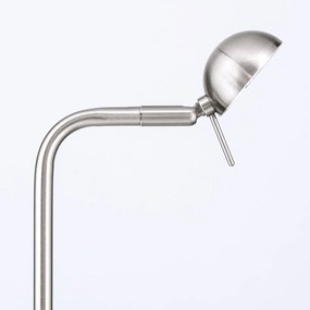 Lampadar LED cu spot ajustabil STUDENT crom satin