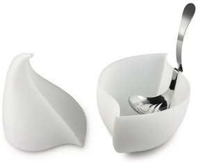 Set pentru servire mozarella Nunziatella, alb - Alessi