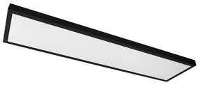 Panou LED aplicat 7938-LVT, 120x30, 60W, 4800lm, lumina neutra, negru, IP20, Masterled