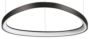 Lustra LED suspendata design circular Gemini sp d061 on-off 2700k negru