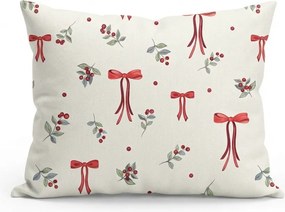 Husa de perna din bumbac HOLLY BOWS 45x45 cm, colorat