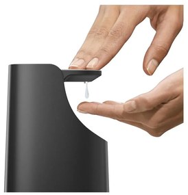 Dozator de săpun lichid negru din plastic 350 ml Slim – Joseph Joseph