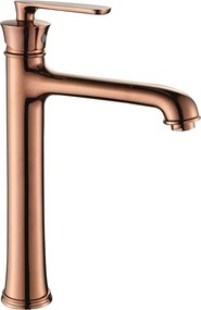 Baterie lavoar inalta Inter Ceramic Elida monocomanda rose gold lucios