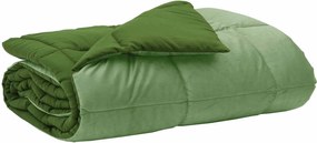 vidaXL Pilotă de vară Patos Verde 140 x 220 cm Microfibră