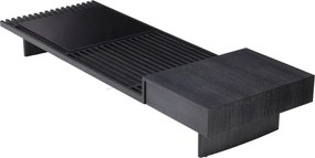 Masuta de cafea design LUX The Crest, negru 114926 HZ