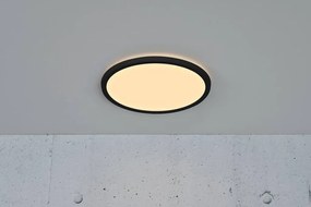 Plafoniera LED design silm IP54 baie Oja 29 negru 3000-4000K 2015026103 NL