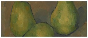 Tablou - Paul Cézanne, Three Pears, reproducere (120x50 cm)