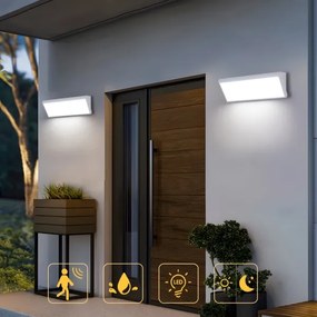 Brilagi - Aplică de perete LED pentru exterior TRIANGLE/42W/230V 3000/4000/6500K alb IP65